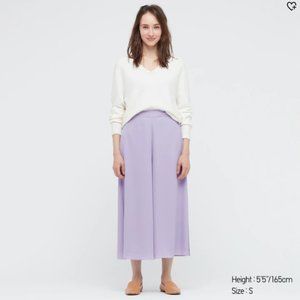 Uniqlo Women Chiffon Slit Skirt Pants - Size: M